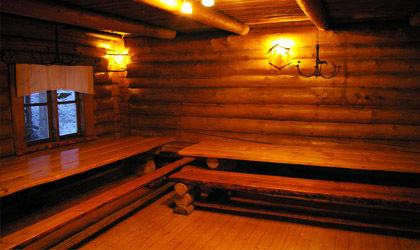 Sauna rental - Smoke sauna.